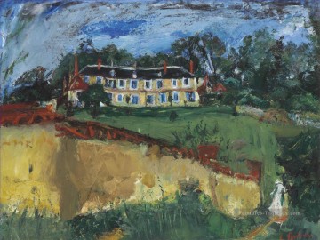  art - Vieille maison près de Chartres Chaim Soutine Expressionism